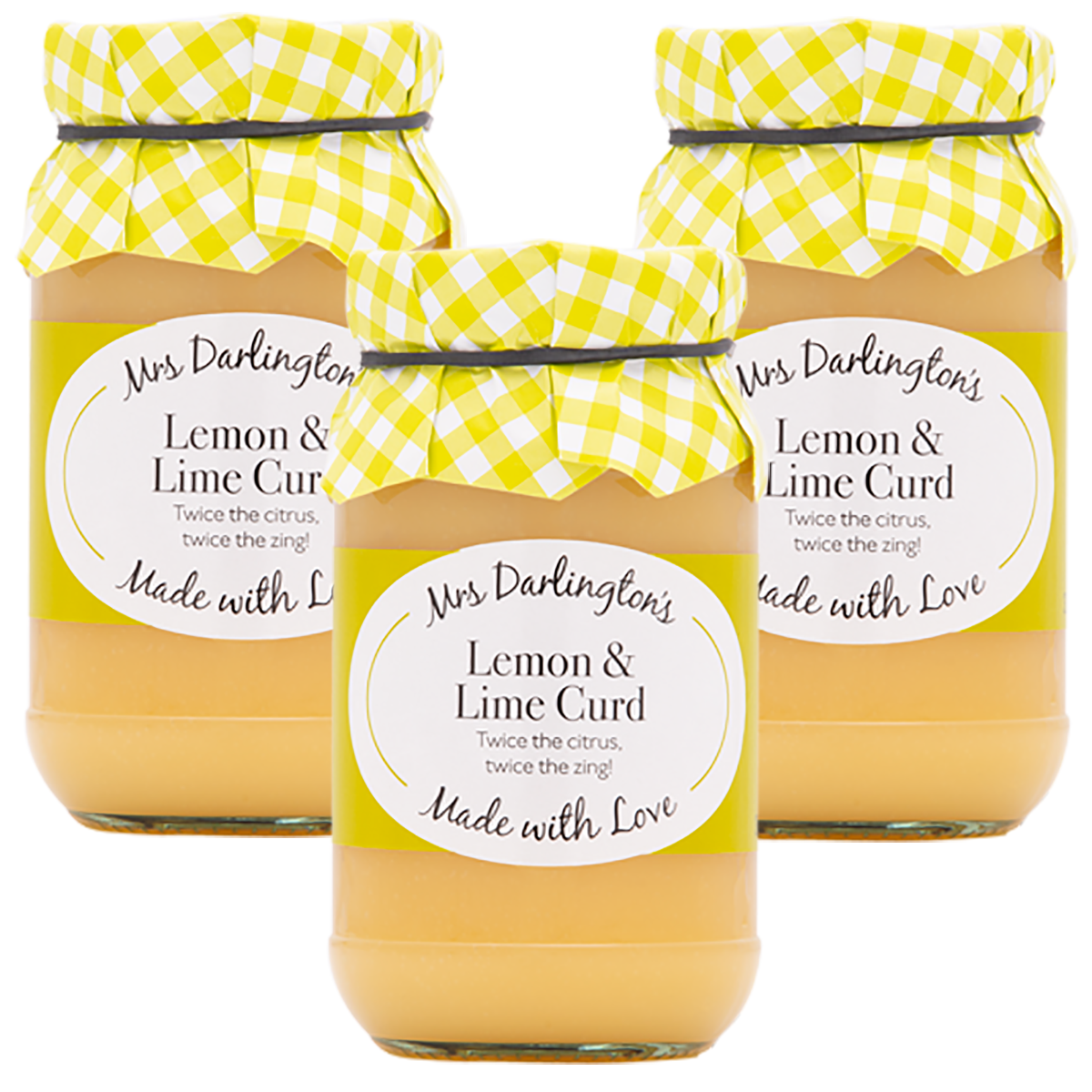 Mrs Darlington's Lemon and Lime Curd 320g - *PACK OF 3*