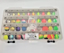 200 Great Lakes Spinner assortment and Custom Backwoods Blade  Box  SZ 3,4,5,6