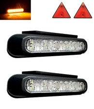 2x LED Frontblitzer Blitzleuchte 6 Blitzmuste...