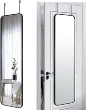 47x14 Mirror Rectangle Full Body Length Door Hanging Wall Mounted Metal Frame