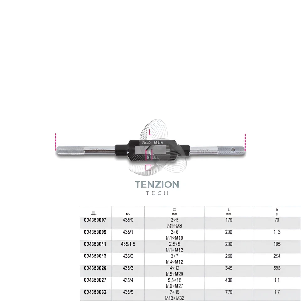 Giramaschi Regolabile Corpo In Acciaio - Beta 435