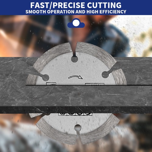 Diamond Saw Blade 3 inch Cutting Disc Wood Concrete Granite with 1/4" Mandrel - Picture 6 of 9