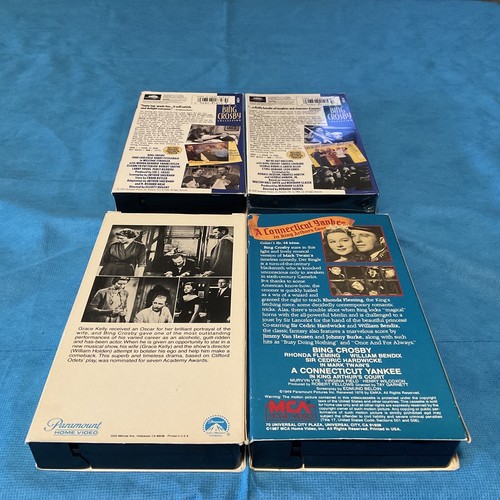 Bing Crosby VHS Lot. Welcome Stranger, Country Girl, Connecticut Yankee - Foto 6 di 10
