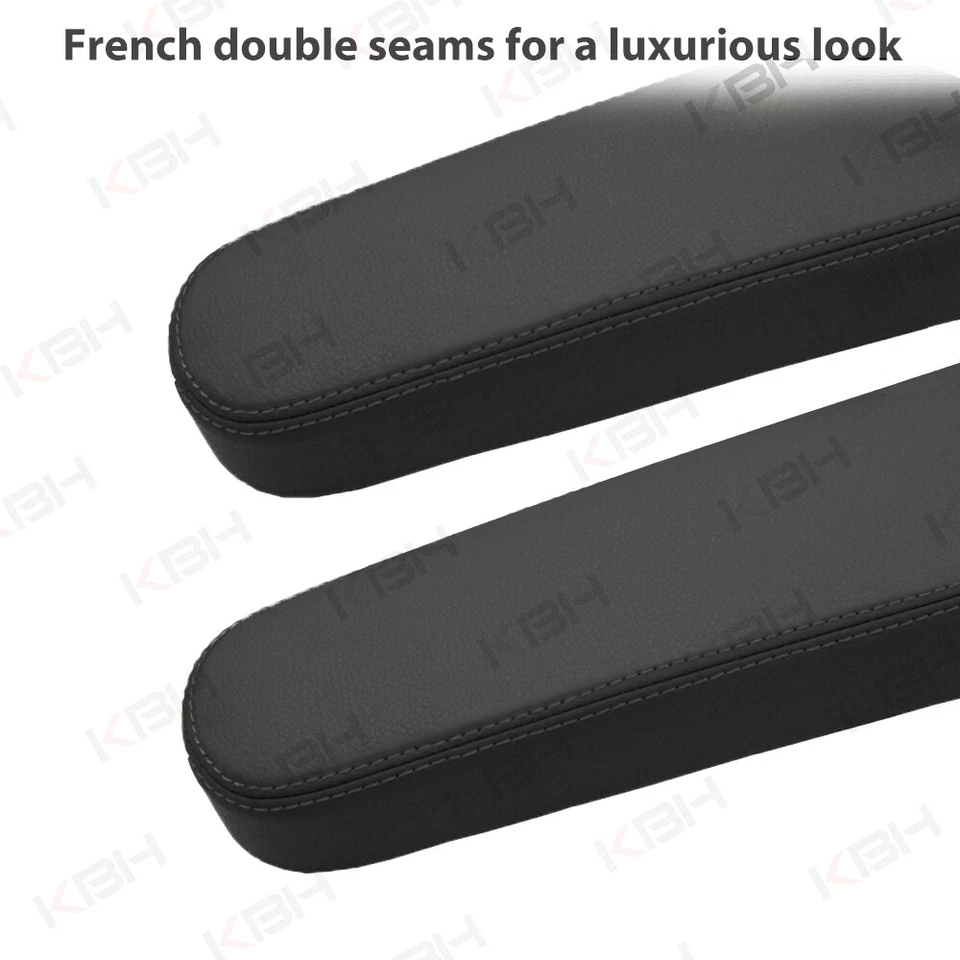 Ajuste 2001 2002 2003-2006 Honda CR-V CRV asiento delantero reposabrazos vinilo cubierta antideslizante negro Foto 4 de 4