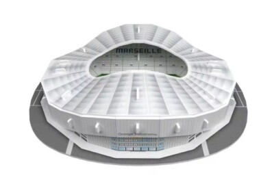 3D puzzle Stade Velodrome Marseille (33 pieces)