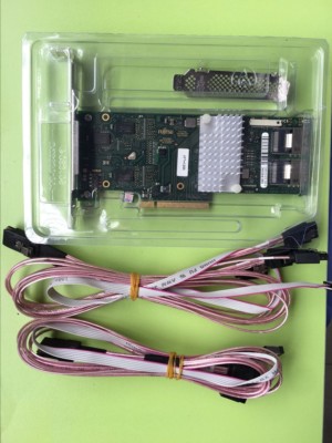 Fujitsu 9261-8I D2616 SATA SAS Raid 6G 512MB Raid +8087 to (4) 7-Pin SATA Cable