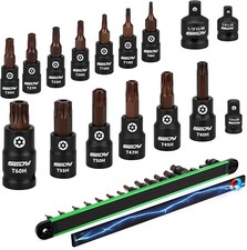Juego Riel De Dados Estrella E Torx Hembra Ll...