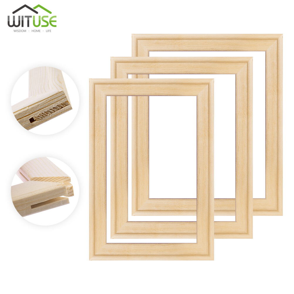 Canvas Stretcher Bars 16x20 Inch, Wood Canvas Frame Kit, Easy to Assemble  Canvas Stretching System, Gallery Wrap Oil Frame Kits Canvas Wood Stretcher