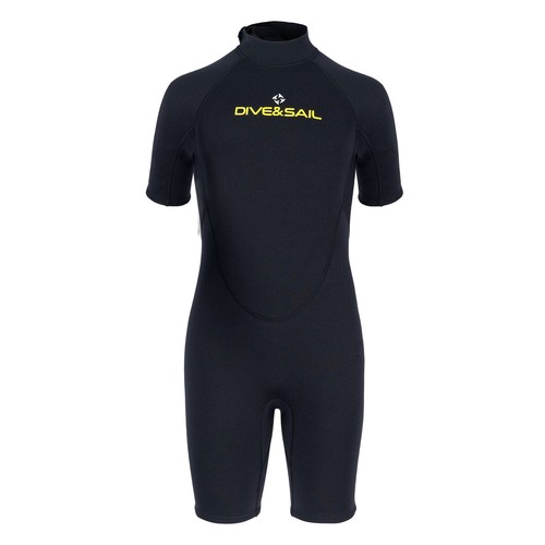 Boys 2.5mm Neoprene Wetsuit Thermal Short Sleeve Jumpsuit Swimsuit Bathing Suit - Picture 10 of 23