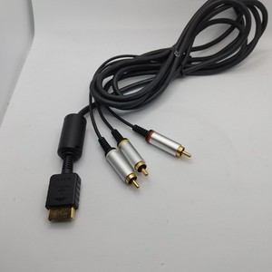 OEM Genuine Sony Playstation 2 3 HD YPbPr Component AV Cable PS2 & PS3 Gold Tip