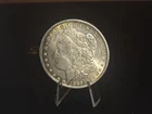 1889 Morgan Silver Dollar Philadelphia 90% Silver- Nice Coin Gold Toning AU