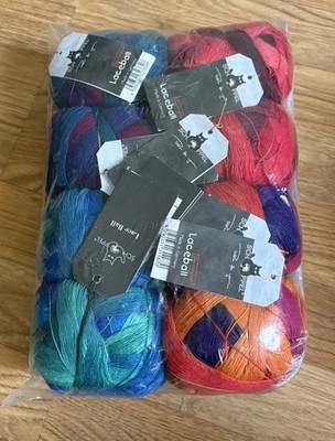 Schoppel Laceball Yarn Lot Collection, Various Colors, Lot Of 8 Balls