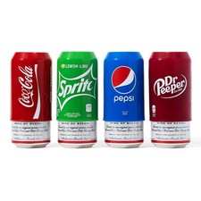 Silicone Can Covers 4 Pack, Hides Can as Soda, Sleeve Accessory for Your Drin...