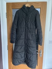H&M Navy Long Puffer Coat Size S/M