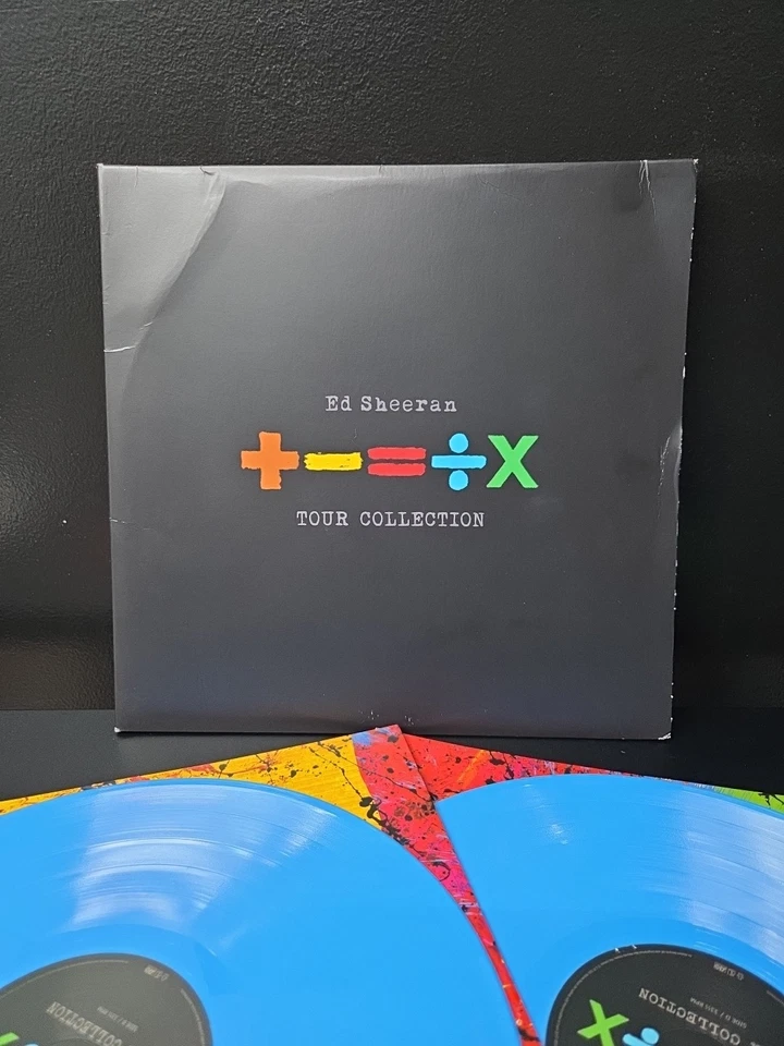 Ed Sheeran Tour Collection 2lp Limited Blue Vinyl 2024 1st Press W/Inserts VG/NM Foto 2 de 4