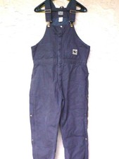 Men's Bib Coveralls Berne Insulated XL 48-50 Carpenter Knee Pads 36" Side Zipper