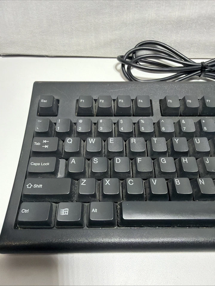 Vintage IBM KB-8923 PS/2 Black Keyboard - Tested & Working! - Image 2 of 4