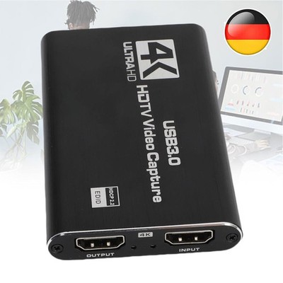 Videoaufahmekarte Game Capture 4K USB 3.0 HDMI Capture Card mit 1080P 60hz