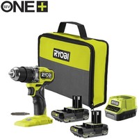 Ryobi RPD18C1-220S One+ Hp 18V Akku-Schlagbohrschrauber 2X 2.0Ah Mit LadegeräT
