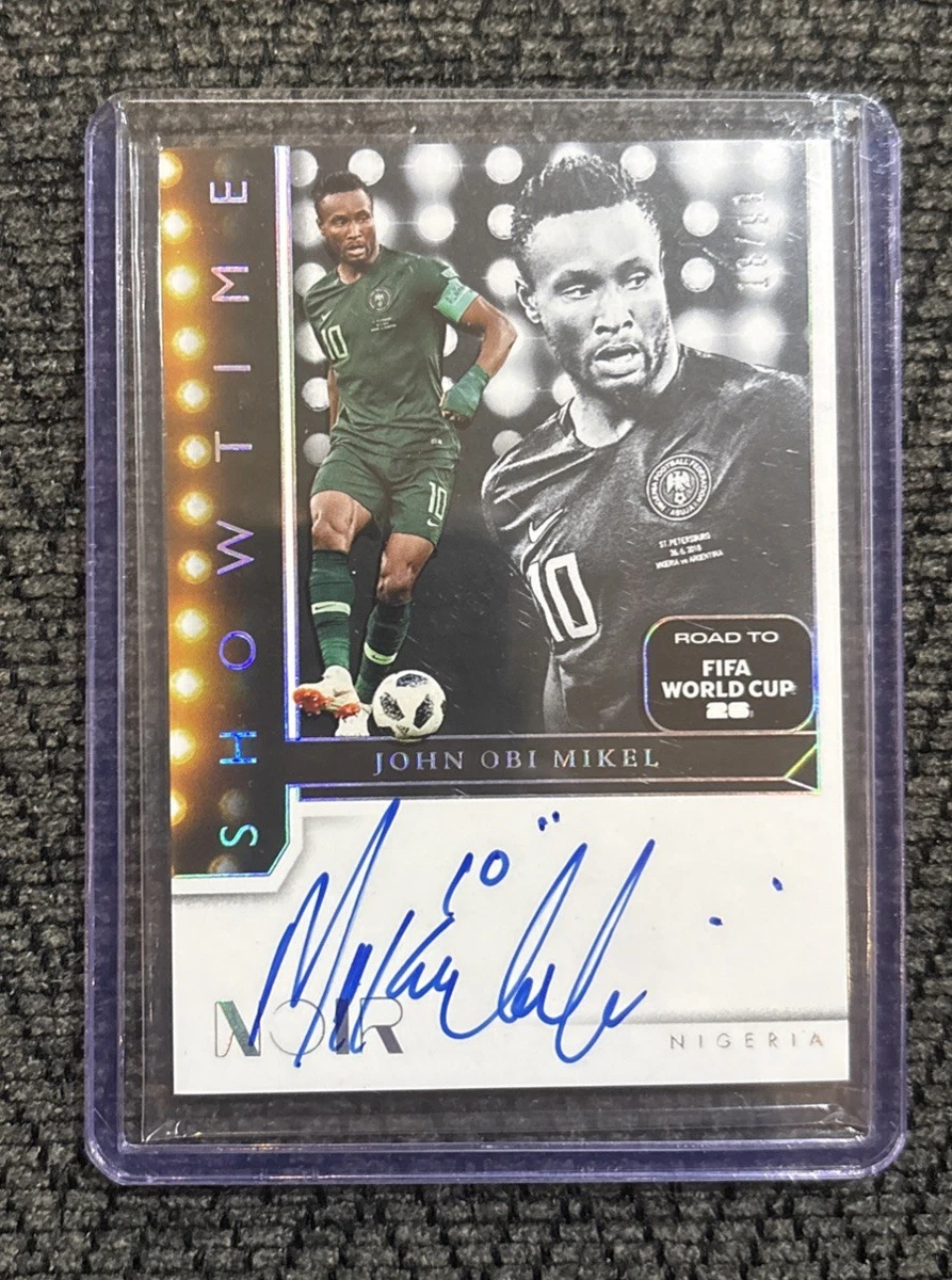 直筆サイン入り写真 ミケル・ジョン・オビ サッカーナイジェリア代表 SA鑑定済 Soccer Nigeria Autographed Sports Trading Cards & Accessories for