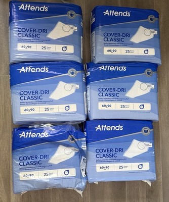 ATTENDS Cover-Dri Plus - Bettschutzeinlagen 60 x 90cm (143 Stück)