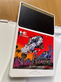 PC Engine Taito Chase H.Q. No back cover Japan Region