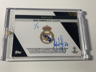 Topps Deco Ronaldo Nazario R9 1/1 Custom Ian McKesson Auto Real