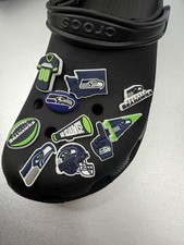 Seattle Seahawks 10 Piece Shoe Charm Set