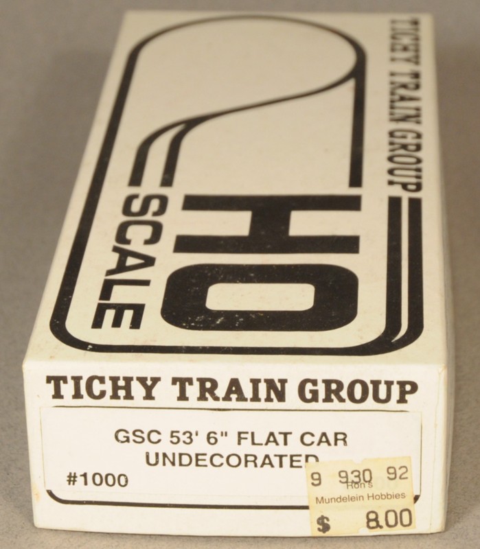 Tichy Train Group 1000 HO Undecorated 53' 6" GSC Commonwealth Flatcar Kit