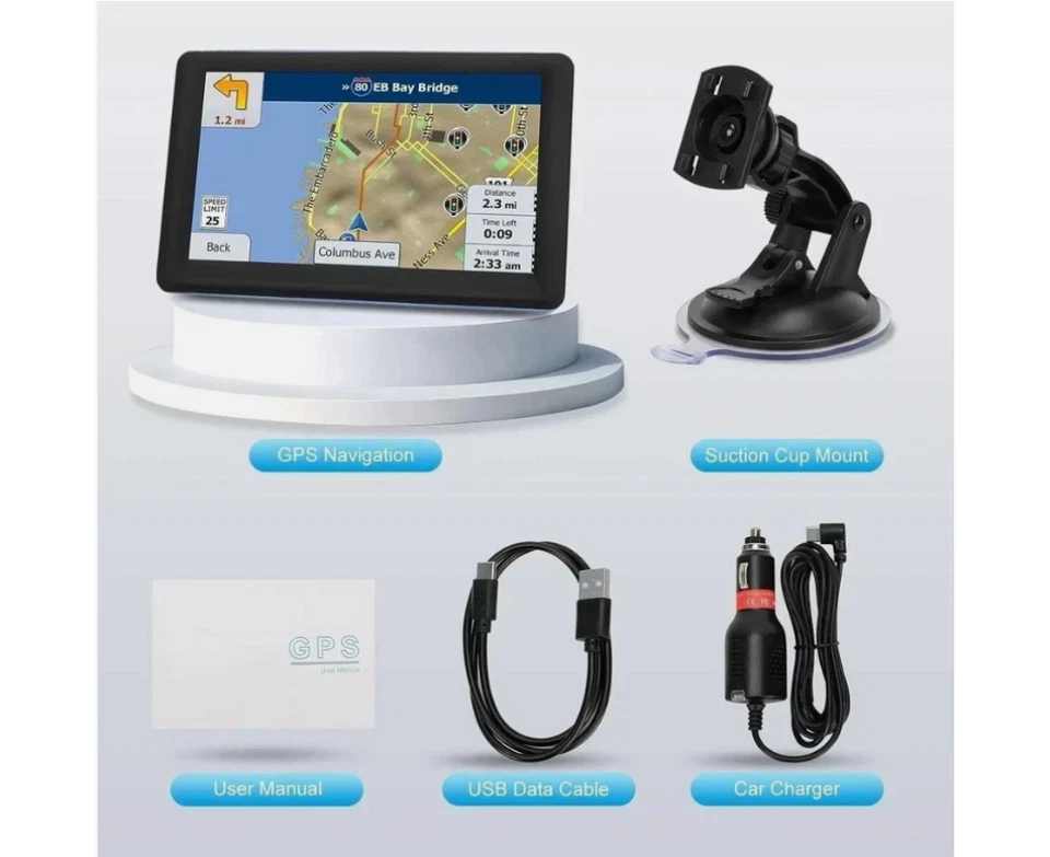Garmin Car Truck GPS Navigation 7 Inch Touch Screen 2025 Maps Spoken Direction - Image 2 of 4