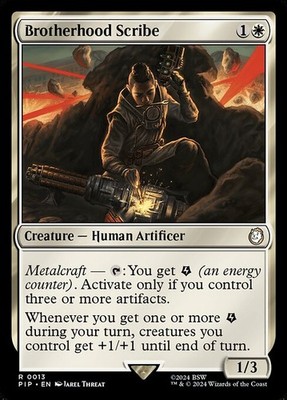 Brotherhood Scribe (013) (NM) [Fallout] MTG
