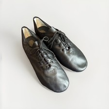 Capezio Adult E-Series EJ1 Black Oxford Jazz Shoe Size 8 M RN 63356