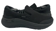 Skechers Men's Arch Fit 2.0 - Vallo Slip On Walking Shoes Black Size:8 172O