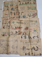 Lot Of Sunday Funnies Newspaper 1910's-20's The Mail Hagerstown Maryland AS IS