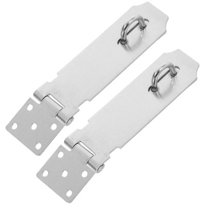  2 Pcs Edelstahl -Vorhängeschloss Riegel Für Schranktüren Schrankschloss Hasp