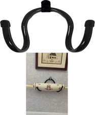 Wall-Mounted Rolling Pin Holder Rack Kitchen Storage Organizer Hooks for Home