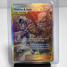 Pokemon Cosmic Eclipse Guzma & Hala 229/236 Ultra Rare Full Art on eBay