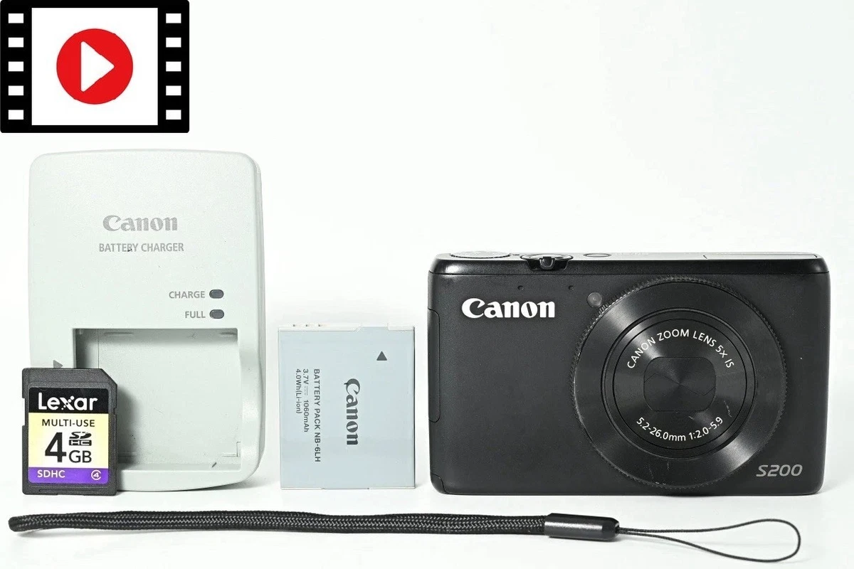 Canon PowerShot S200 Digital Cameras for sale - eBay