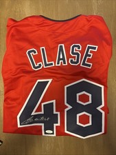 Autographed Emmanuel Clase Cleveland Guardians Jersey JSA COA