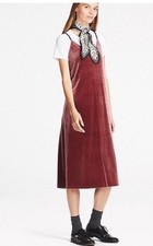 NWT Uniqlo Women Rose/Mauve Spaghetti Strap Camisole Slip Dress S