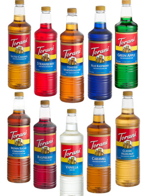 Torani Flavoring Syrup LARGE 1-LITER Plastic Bottle - Volume Discounts