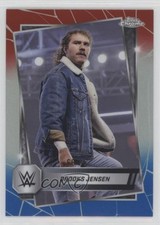 2025 Topps Chrome WWE Red White & Blue Refractor 66/85 Brooks Jensen #169 1f7y