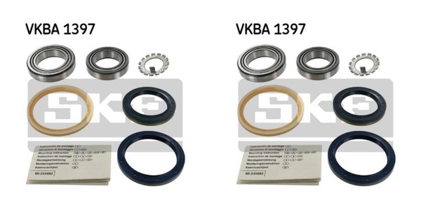 SKF 2X Radnabe Radlagersatz Vorderachse FüR Mercedes G-Klasse W461 W460-image