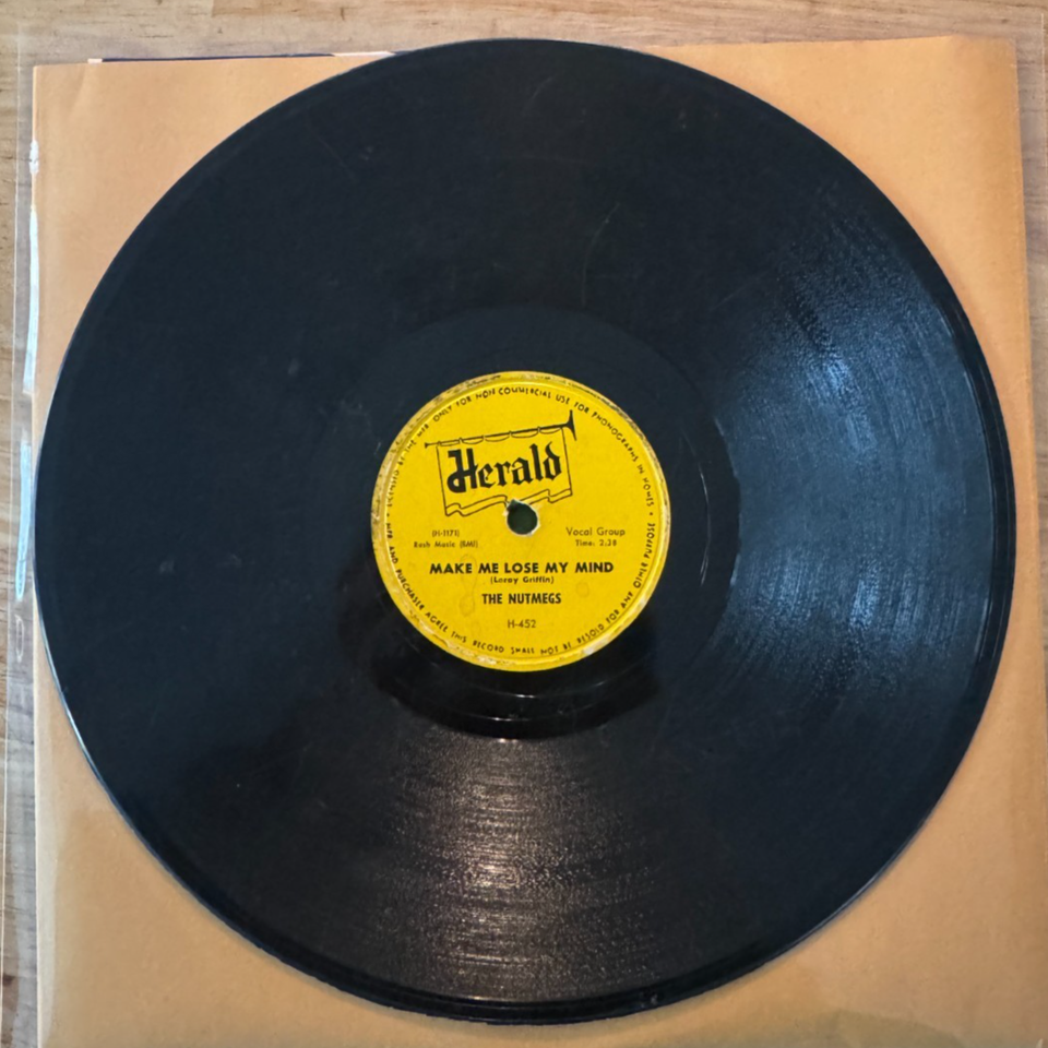 DOO WOP BLUES ROCK 78 THE NUTMEGS STORY UNTOLD ON HERALD RECORDS eBay