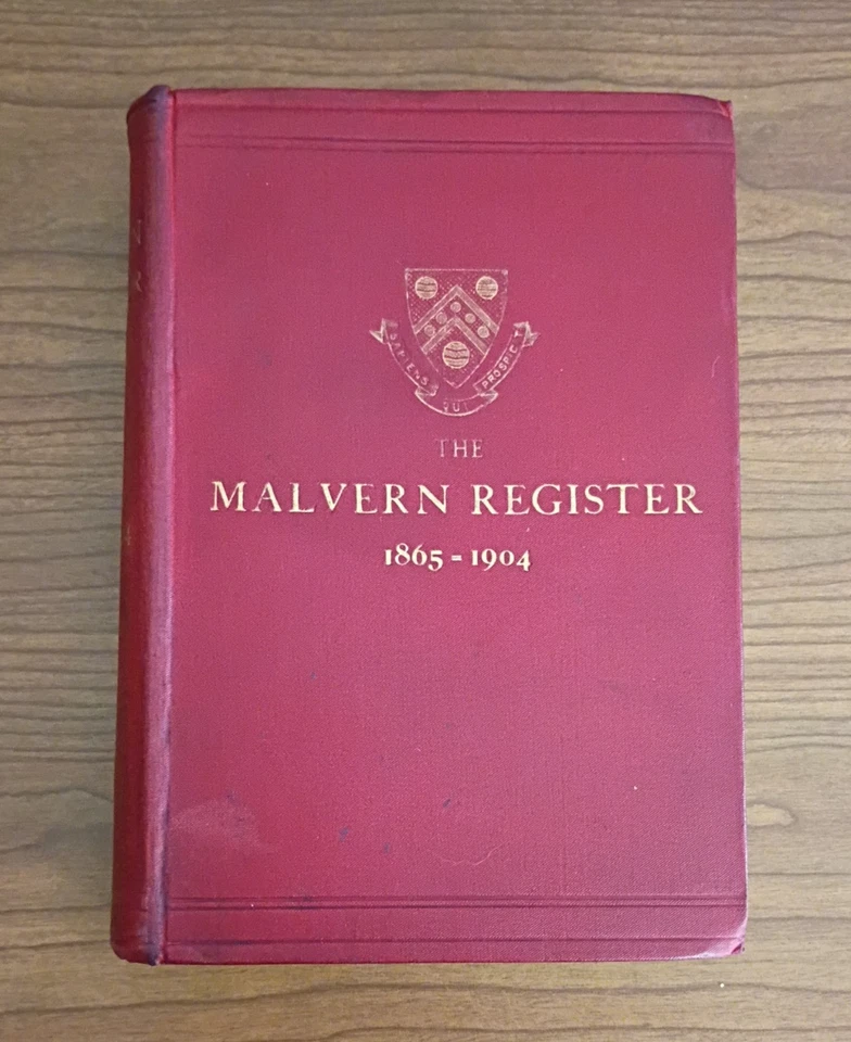 Aleister Crowley's College Register Antique Hardcover 1905 Malvern UK - Image 3 of 4