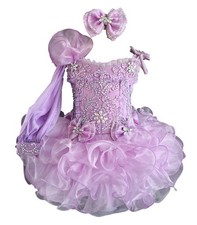 Jenniferwu G011 Infant Toddler Baby Newborn Little Girl's Pageant Party Dress