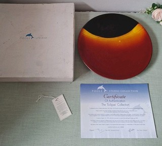 Poole Pottery "Eclipse Charger" By Alan Clarke Limited Edition & Certificate Dor