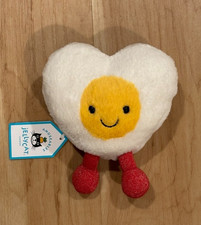 Authentic Jellycat Amuseable Heart Boiled EGG Valentine's Day New With Tags NWT
