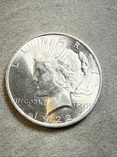 1922 $1 Peace Dollar MS BU UNC Uncirculated High Grade Nice Coin See Pics 7868