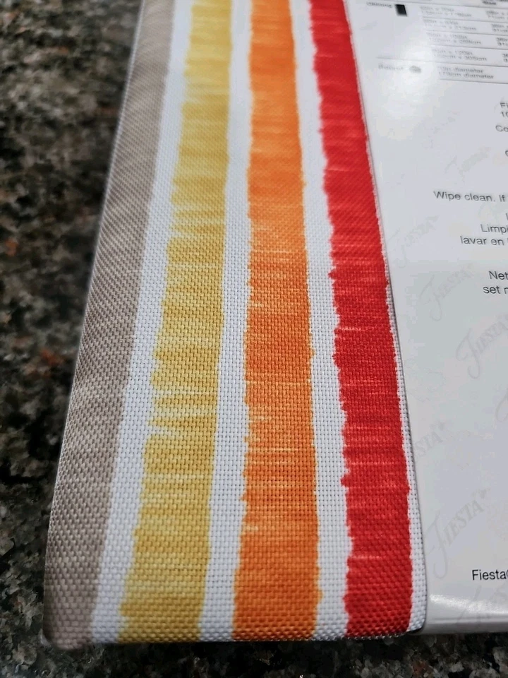 Продолговатая скатерть в полоску Fiesta Tableware Company 60 X 102 - Изображение 2 из 4